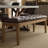 Albion Bonded Leather Upholstered Bench-14185613