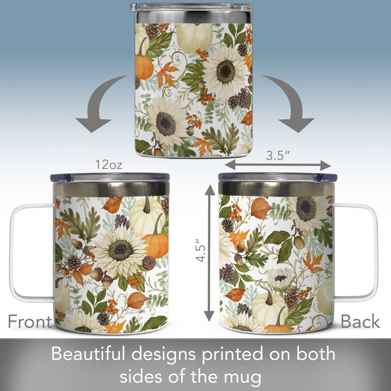 Grande tasse en acier inoxydable August Grove Farmhouse