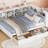 Wooden Full Size Daybed With 2 Drawers, Daybed With Storage Shelf And USB Charging Ports,White(Old SKU: N733S170505K)