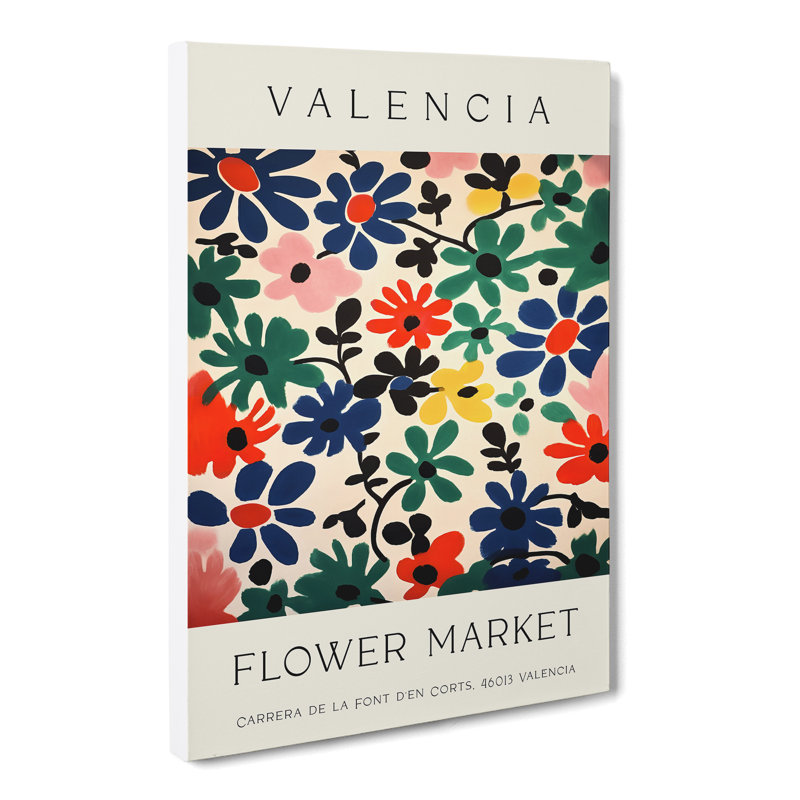 Valencia Flower Market Exhibition No. 10 - Wrapped Canvas, 60cm H x 40cm W