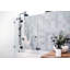 Halo 51 in. x 58 in. Fully Frameless Glass Hinge Bathtub Door-1503950439
