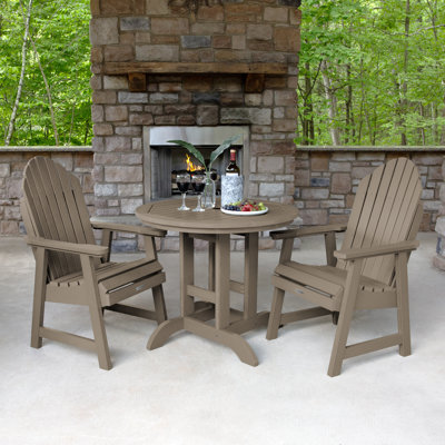 Lynn 2-Person 36" Round Dining-Height Bistro Set