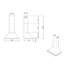 SMEG Portofino 36" Wall Hood Anthracite
