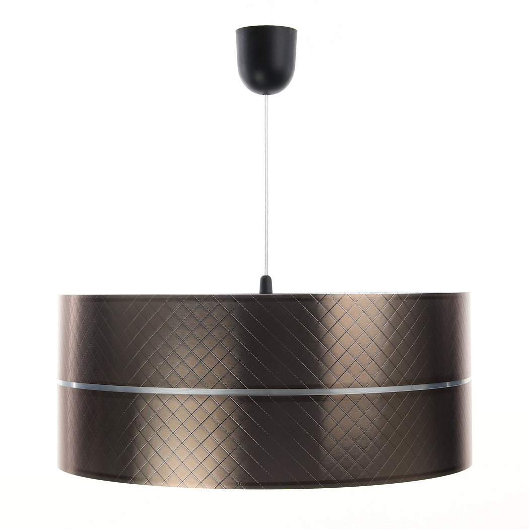 Garyville 1 - Light Geometric Drum Pendant with No Secondary Or Accent Material Accents