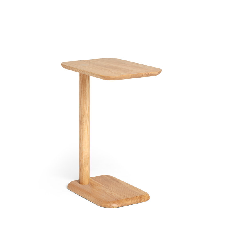 Spot Solid Wood Top End Table, Brown
