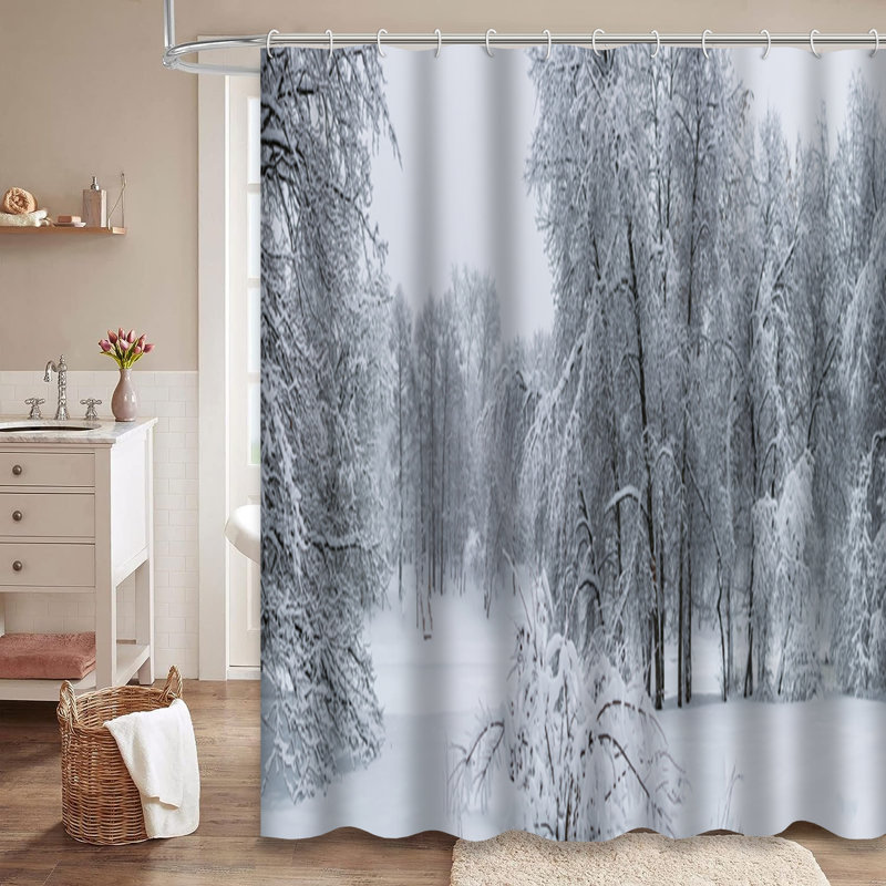 Rideau de douche Blizzard, L 72 po x l 72 po