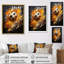 Joshuah Soccer Abstract Striker sur impression sur toile-2021031235-2021031239