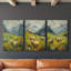 Lanscape Study Series LXIV - Ensemble de 3 toiles tendues avec châssis - Prêt à être accroché-300566517