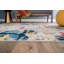 Tapis abstrait bleu / rose / orange Riegelsville-1522136698