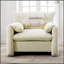 Fauteuil d'appoint surdimensionné en chenille avec canapé simple pour une détente confortable et un décor de salon élégant