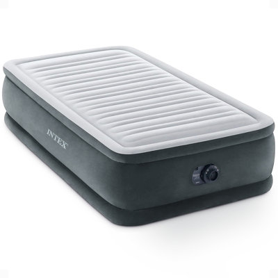 Intex Twin Comfort-Plush Airbed With Fiber-Tech