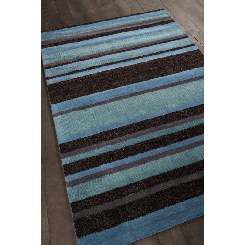 Performance Wool Striped Indoor Rug, Rectangle 2' x 3'