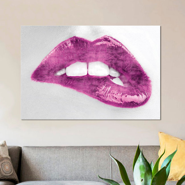 Luscious - impression sur toile tendue, H 18 po x l 26 po x P 1,5 po, Toile avec cadre noir, Pas de tapis