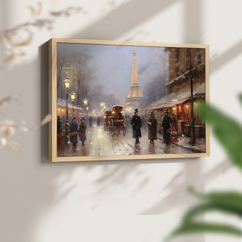 «Chirstmas Art» - CD XXVII - Reproduction encadrée - Restickable, Naturel, H 11 po x l 14 po