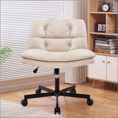 Ergonomic 360° Swivel Home Office Desk Chair with Rolling Casters, Heavy Duty Comfort Seat