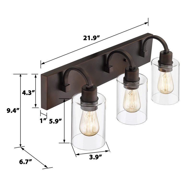 Lareau 3 - Light Dimmable Vanity Light