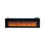 Black Solid Wood TV Cabinet Fireplace-117617227