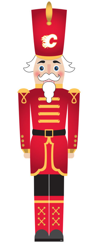 Calgary Flames 46" Nutcracker Leaner