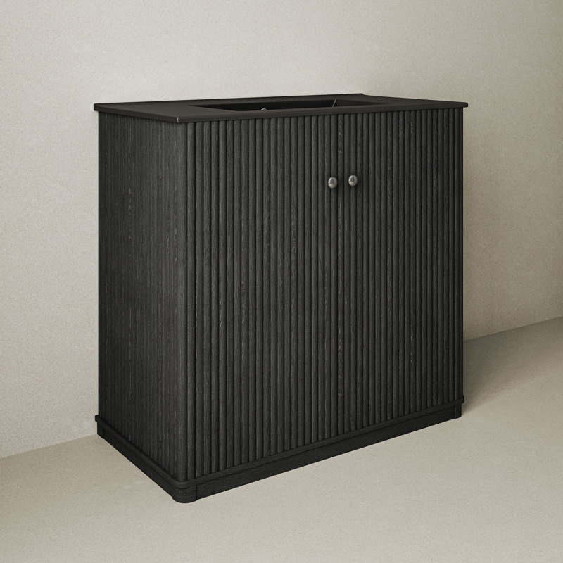 Meuble-lavabo 36 po Lafayette, Noir, noir, noir, noir