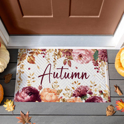 Tapis embossé Autumn Florals