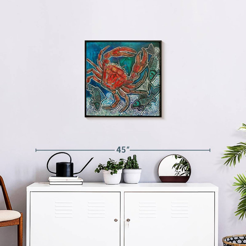 Brampt Feeling Crabby, 20" H x 20" W