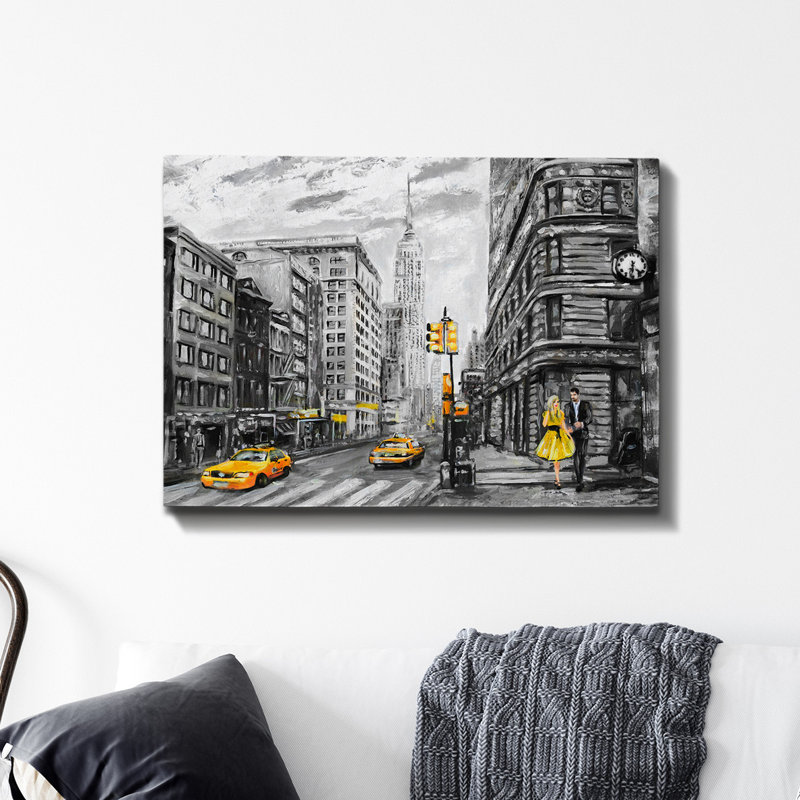 Superbe peinture sur toile décorative de 19,7 po x 27,6 po | 100% toile avec cadre 100% bois (1,2 po d'épaisseur) | Parfait pour le décor du salon et de la chambre à coucher, des couleurs éclatantes et un design intemporel