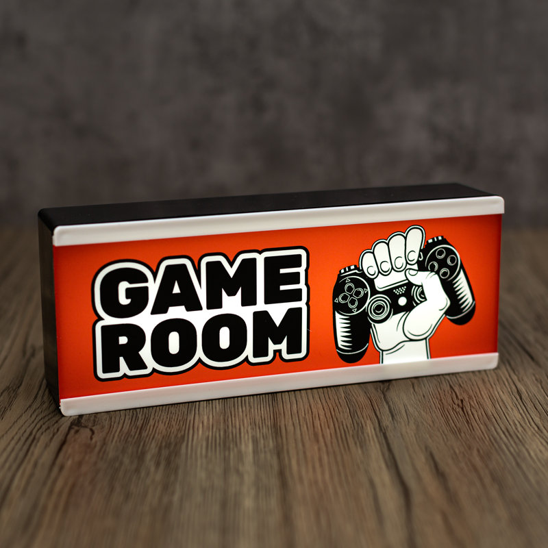 Light Up Room Sign Game Room