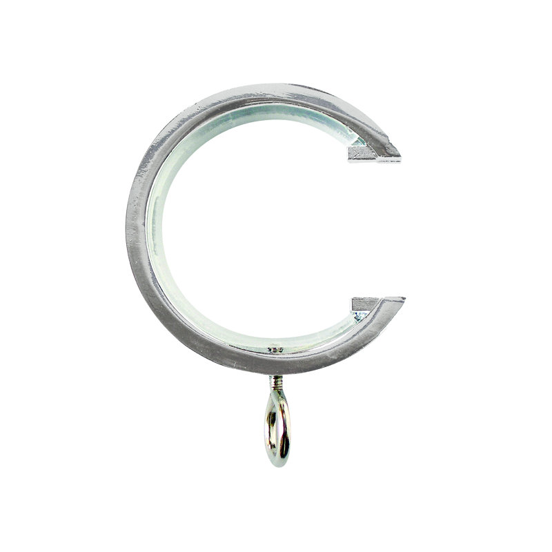 Marrufo Curtain Rings, Chrome