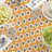 Rectangular Floral Cotton Twill Tablecloth