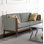 Simple Solid Wood Sofa Upholstered 75.6'' Sofa