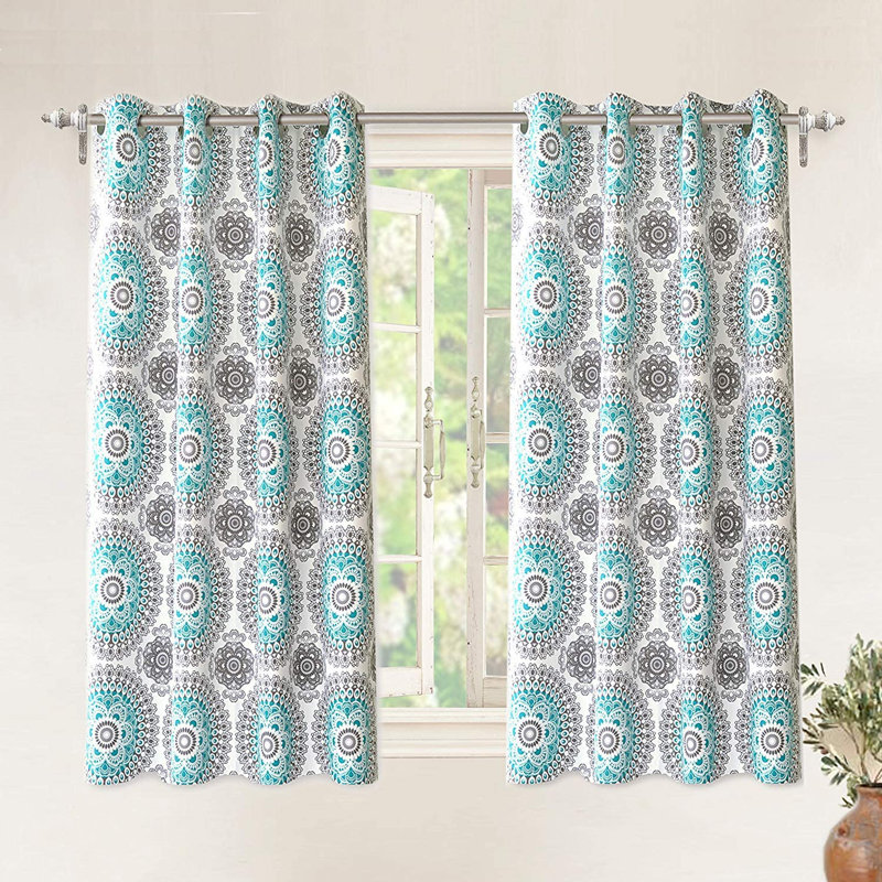 Room Darkening Curtain Pair, 52" W x 63" L