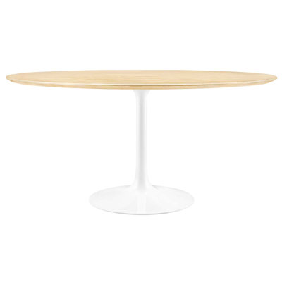 Silver Orchid Fein Oval Dining Table