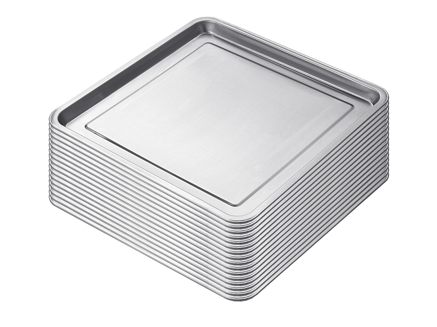 BenchFoods (16) 16 X 16 Stainless Steel Pan Trays Wayfair Canada