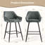 Rossa 67cm Vintage Suede Bar Stool with Arm-282582246-276208711