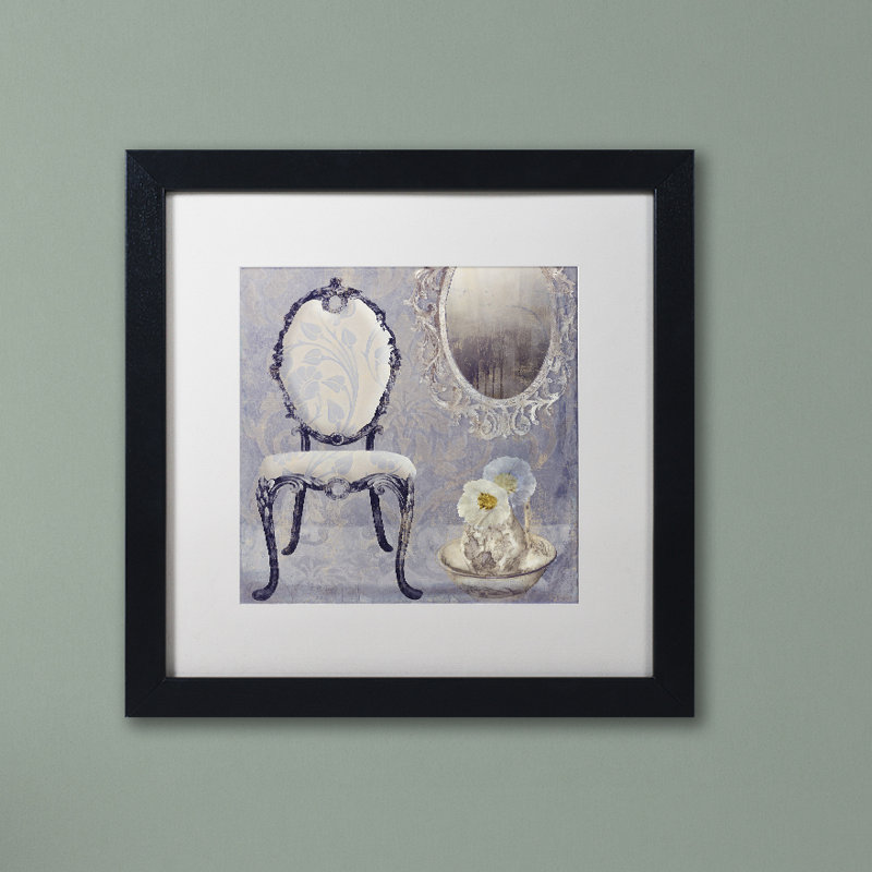 «Salon II» par Jadaya, impression encadrée, Noir, H 16 po x l 16 po x P 0,5 po, Cadre noir