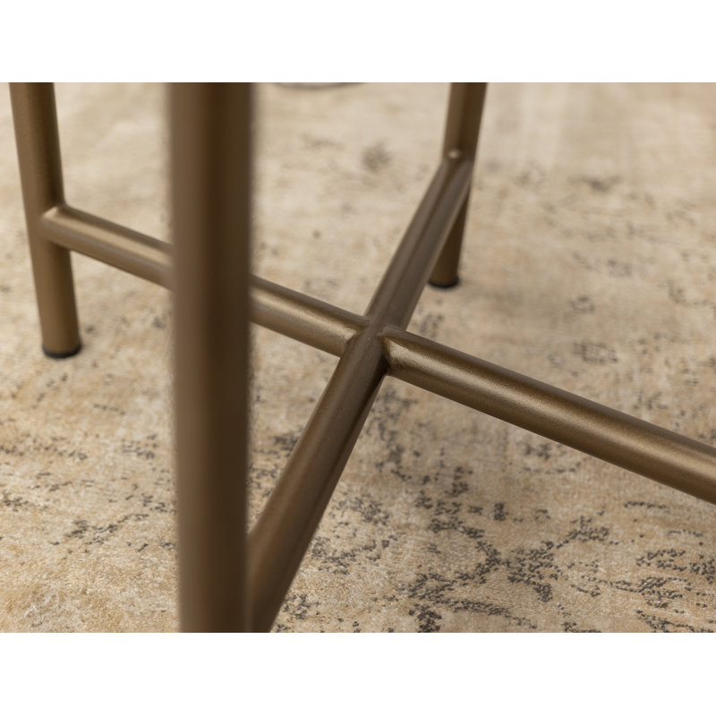 Lareb 55'' Solid Wood Top Console Table