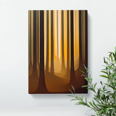 Autumnal Forest No.4 - Wrapped Canvas