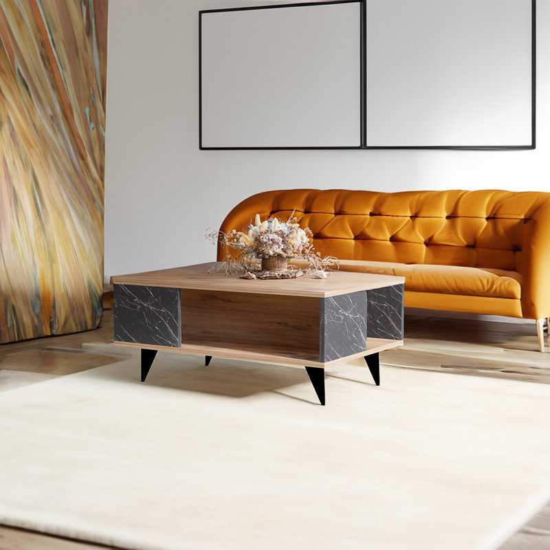 Table basse à 4 pieds avec rangement Kainalu