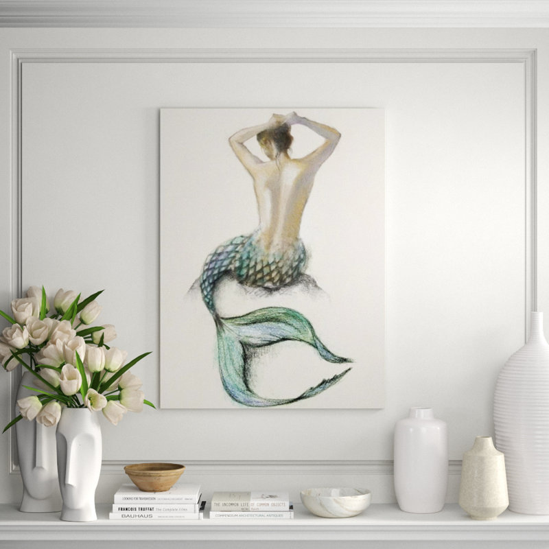 Mermaid II Print by Peyton Gray, 40" H x 30" W, Outdoor
