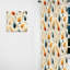 Neutre plumes beiges motif Boho - rideau Boho - rideau obscurcissant abstrait - 1 panneaux-107563485