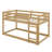 Floor Bunk Bed, Ladder Included and Bed Platform with Strengthened Slats-129032467
