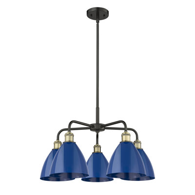 Lustre en dôme à 5 lumières Trickett