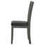 Ensemble de 2 chaises d'appoint à dossier moyen en treillis gris et noir-328830963