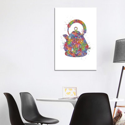 Kettle 1 Piece Wrapped Canvas Painting