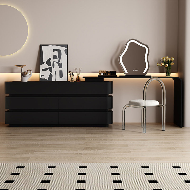 Makeup Vanity with Light mirror,6 drawers,1 chair