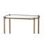 Table de bout en verre avec rangement Bruder