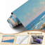 Papier peint adhésif côtier Sunlit Beach Morning Gentle Dunes Soft Waves, 69 pi x 96 po-390536492