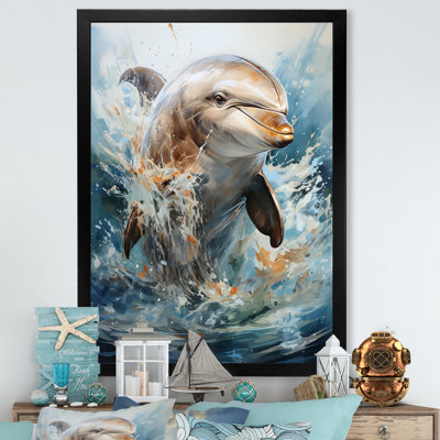 Dolphin Elegance - Dolphin Wall Art