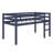 Twin Elevated Loft Bed With Ladder And Strengthened Slat Bed Base-1774588875
