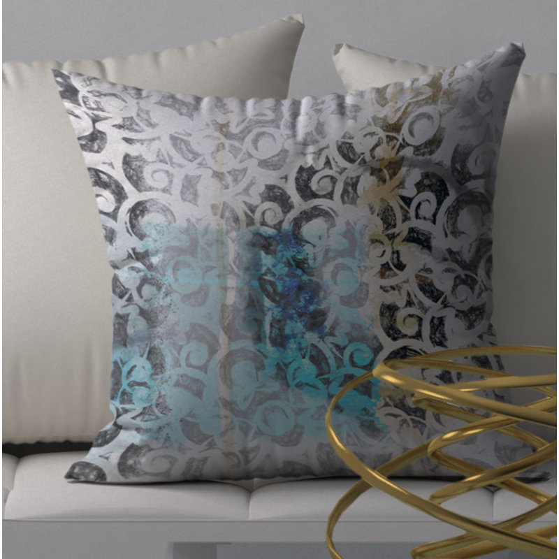Reversible Throw Pillow, 18" x 18"